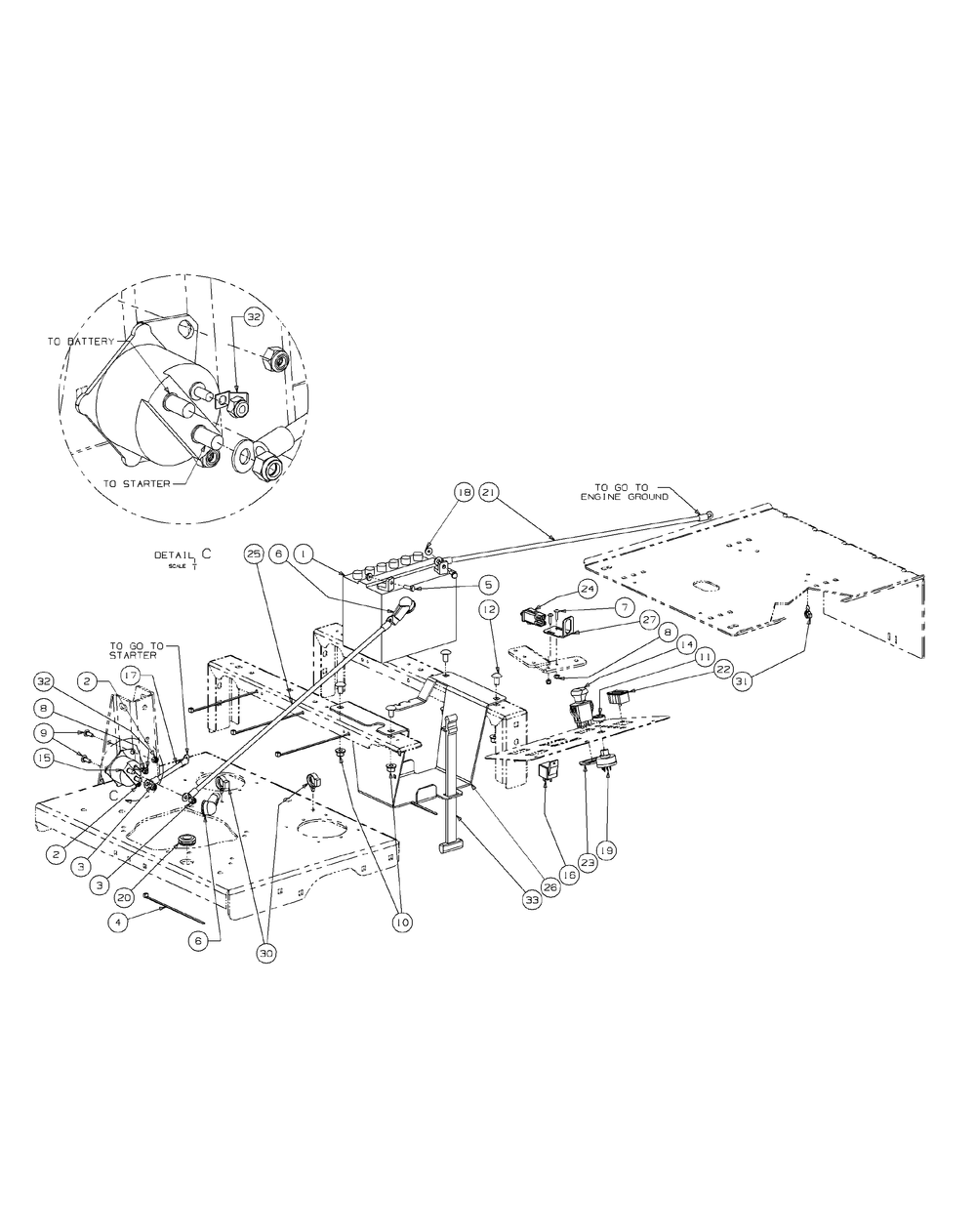 Kawasaki Electrical Assembly Diagram and Parts List for M48-KW 53AI8CTV750-23HP Cub Cadet Lawn Tractor